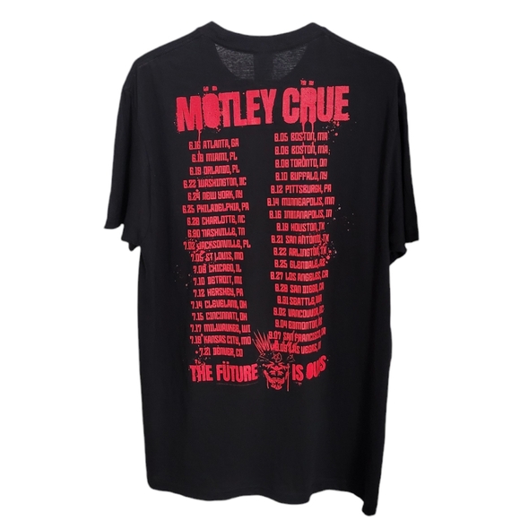 🆕️ Motley Crue The Future is Ours 2023 Tour Graphic Tee - Picture 6 of 8